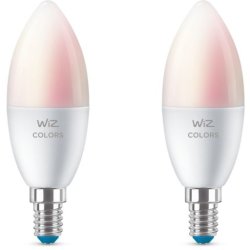 Wiz E14 LED Pre - 470lm - Kerte 2 pack - Fuld Farve - Wiz