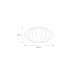 Jasmin Ellipse Pendel - Hvid Oph�ng - Hvid - �50 - Nielsen Light
