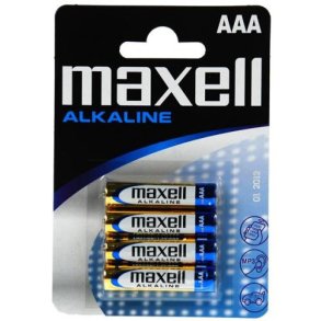 Maxell Alkaline - AAA/LR03 - Batteri - 4-pak
