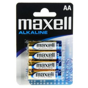 Maxell Alkaline - AA/LR6 - Batteri - 4-pak
