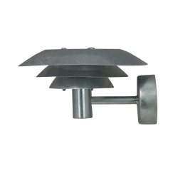 DL25 Vglampe - Udendrs - Galvaniseret Stl - Dyberg Larsen