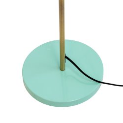 Ocean Gulvlampe - Karry/Turkis/Messing - Dyberg Larsen