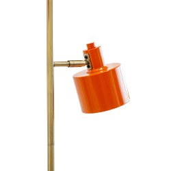 Ocean Gulvlampe - Orange/Messing - Dyberg Larsen