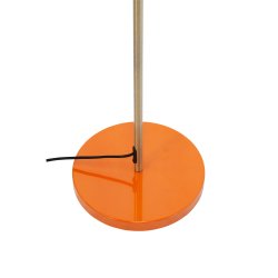 Ocean Gulvlampe - Orange/Messing - Dyberg Larsen