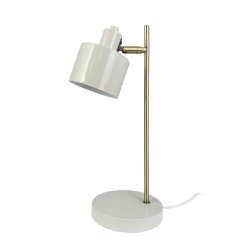 Ocean Bordlampe - Beige/Messing - Dyberg Larsen