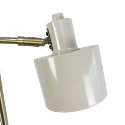 Ocean Gulvlampe - Beige/Messing - Dyberg Larsen