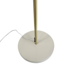 Ocean Gulvlampe - Beige/Messing - Dyberg Larsen