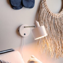 Ocean Vglampe - Beige/Messing - Dyberg Larsen