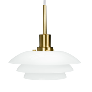DL20 Pendel - Opal - Messing - Dyberg Larsen