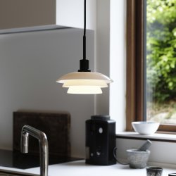 DL31 Pendel - Opal - Mat Sort - Dyberg Larsen