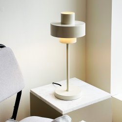 Stoke Bordlampe - Kit Hvid - Dyberg Larsen