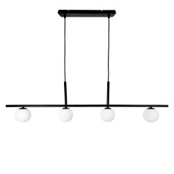 Alice Langpendel - 4 Kupler - Sort/Hvid - Dyberg Larsen