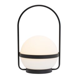 Summer Solar Bordlampe - Genopladelig - 20 - Sort - 3 Trin - Dyberg Larsen