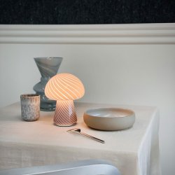 Morkel Mushroom Bordlampe - Genopladelig - Gr - Dyberg Larsen