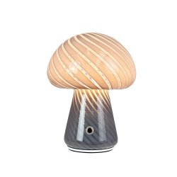Morkel Mushroom Bordlampe - Genopladelig - Gr - Dyberg Larsen