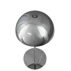 Along Mini Genopladelig Bordlampe - 3-Trin - 2 stk I ske - Krom - Dyberg Larsen