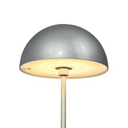Along Mini Genopladelig Bordlampe - 3-Trin - 2 stk I ske - Slv - Dyberg Larsen