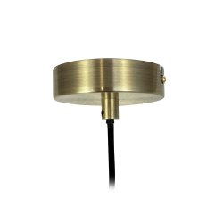 Bistro D25 Pendel - Klar/Brun/Messing - Dyberg Larsen