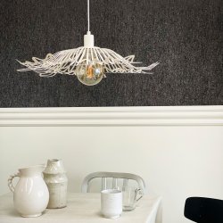 Flora Large Pendel - Perle Hvid - �60 - Dyberg Larsen