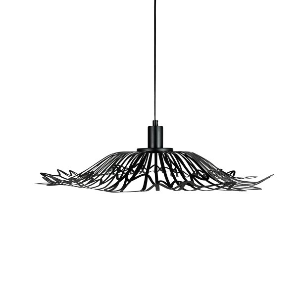 Flora Large Pendel - Mat Sort - 60 - Dyberg Larsen