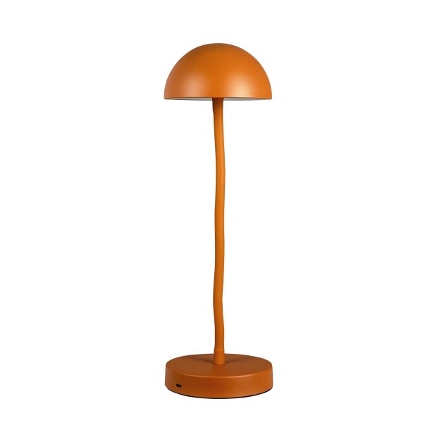 Fonzy LED Bordlampe - Genopladelig - 3-Trin - Terrakotta - Dyberg Larsen