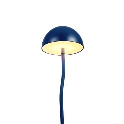 Fonzy LED Bordlampe - Genopladelig - 3-Trin - Indigo Bl� - Dyberg Larsen