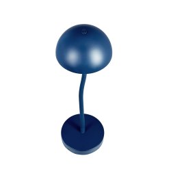 Fonzy LED Bordlampe - Genopladelig - 3-Trin - Indigo Bl� - Dyberg Larsen