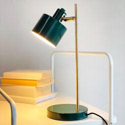 Ocean Bordlampe - Mrkegrn/Messing - Dyberg Larsen