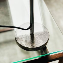 Stockholm Bordlampe - Krom/Marmor - Dyberg Larsen