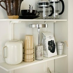 Starlight Genopladelig Bordlampe - Krom/Gr Marmor - 3-Trin - Dyberg Larsen