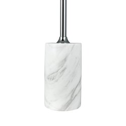 Starlight Genopladelig Bordlampe - Krom/Hvid Marmor - 3-Trin - Dyberg Larsen