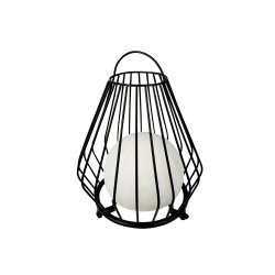 Evesham Lanterne - Lille - Genopladelig - Sort - Udendrs - Dyberg Larsen