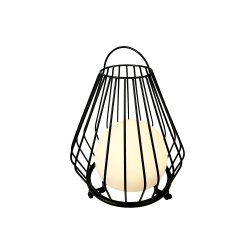 Evesham Lanterne - Lille - Genopladelig - Sort - Udendrs - Dyberg Larsen