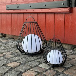 Evesham Lanterne - Lille - Genopladelig - Sort - Udendrs - Dyberg Larsen