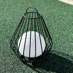 Evesham Lanterne - Lille - Genopladelig - Grn - Udendrs - Dyberg Larsen