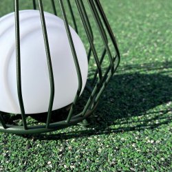 Evesham Lanterne - Lille - Genopladelig - Grn - Udendrs - Dyberg Larsen