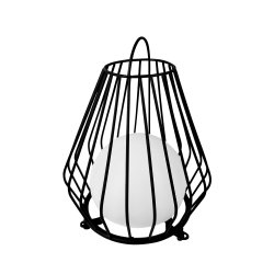 Evesham Lanterne - Mellem - Genopladelig - Sort - Udendrs - Dyberg Larsen