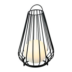 Evesham Lanterne - Stor - Genopladelig - Sort - Udendrs - Dyberg Larsen