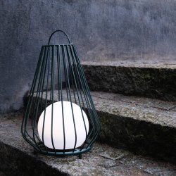 Evesham Lanterne - Stor - Genopladelig - Grn - Udendrs - Dyberg Larsen