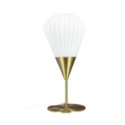 Ballon Bordlampe - Opal/Messing - 21 - Dyberg Larsen