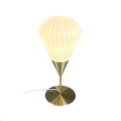 Ballon Bordlampe - Opal/Messing - 21 - Dyberg Larsen