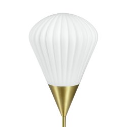 Ballon Bordlampe - Opal/Messing - 21 - Dyberg Larsen