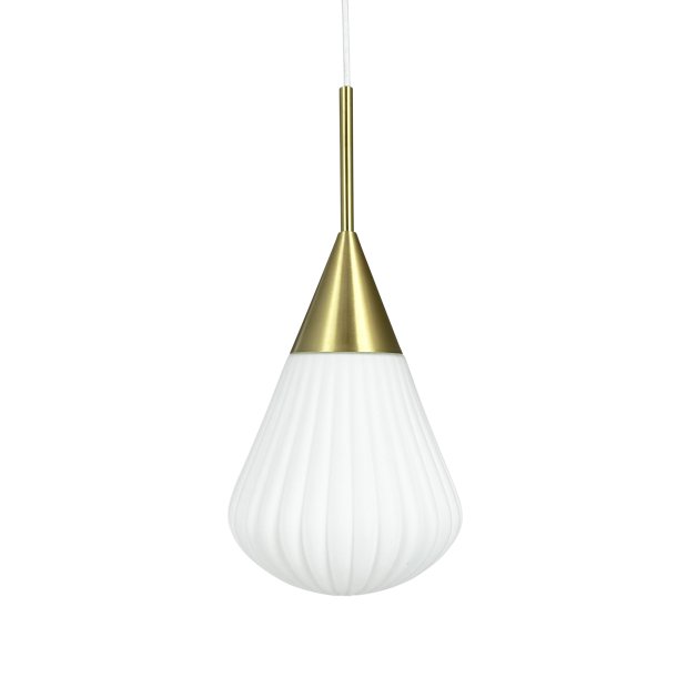 Ballon Pendel - Opal/Messing - 21 - Dyberg Larsen