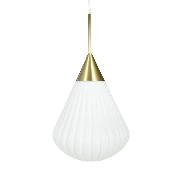 Ballon Pendel - Opal/Messing - 33 - Dyberg Larsen