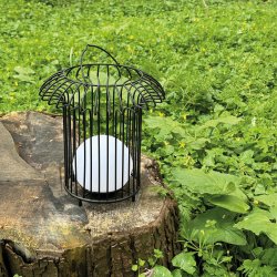 Basket Lanterne - Genopladelig - Sort - Udend�rs - Dyberg Larsen