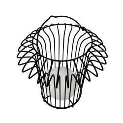 Basket Lanterne - Genopladelig - Sort - Udend�rs - Dyberg Larsen