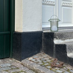 Basket Lanterne - Genopladelig - Grn - Udendrs - Dyberg Larsen
