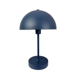 Stockholm V2 Bordlampe - Genopladelig - 3-Trin - Indigo Bl - Dyberg Larsen