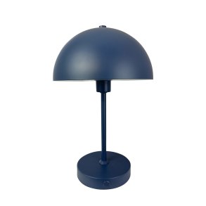 Stockholm V2 Bordlampe - Genopladelig - 3-Trin - Indigo Bl - Dyberg Larsen