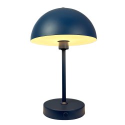 Stockholm V2 Bordlampe - Genopladelig - 3-Trin - Indigo Bl - Dyberg Larsen